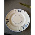 3 X Victoria Pretty Flora Blue Side/Tea Plate
