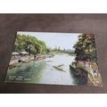 Valentines Postcard - Rowing 8's Folly Bridge, ...