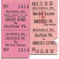 Bluebell Railway Edmondson Tickets - Horsted Ke...