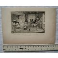 1836 engraving: Caleb catering for Wolf's Crag ...