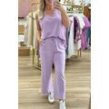 Orchid Petal Mineral Wash Casual Round Neck Tan...
