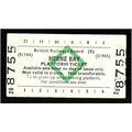 Railway Platform Ticket HERNE BAY BRB(S) Green ...