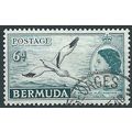 Bermuda 1953 SG143 6d Black & Deep Turquoise Ve...