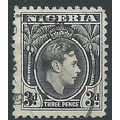 Nigeria 1944 SG53b 3d Black Fine Used....