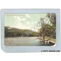 CT Meriden Postcard Mirror Lake Hubbard Park ct...
