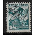 AUSTRIA 1934 24g TURQUOISE SG 725 FINE USED#
