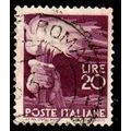 Italy 1945 Democracy 20L Used Stamp,