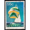 Australia 1981 Sailing Yacht 55c Used Stamp 12 ...