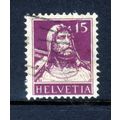 SWITZERLAND 1914 SG285 15c PURPLE on BUFF FINE ...