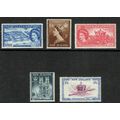 New Zealand 1953 Coronation set 5v SG714-718 UM