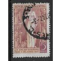 ARGENTINE REP 1947 COL JUAN PERONS 5c JUSTICE S...