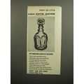 1952 Saks Fifth Avenue Decanter Ad - The handso...