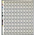 1768, MNH 15¢ Perf Shift Error Full Sheet of 10...