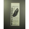 1957 Wolverine Shoes Ad - man where'd you get those shoes?