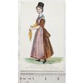 vintage postcard Cambrian Costume by Lady Llano...