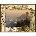 Brazil Laser Engraved Wood Picture Frame Landsc...