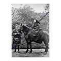 mm623 - Queen Victoria on horse & servant John ...