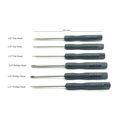 6 PRECISION SMALL SCREWDRIVERS 3X FLAT 3X PHILL...