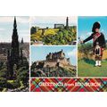 Colour Photo Postcard -Edinburgh Scenes