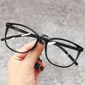 New Glasses Women Black Men Round Frame Myopia ...