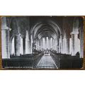 vintage postcard Minster Church interior