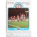 1977 programme Manchester City v. Middlesbrough