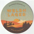 BEER MAT - GLAMORGAN BREWING CO - WELSH LAGER -...