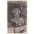 EC807 BREAGE CHURCH - OLD CROSS POSTCARD