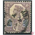 1887 SG207a 5d Purple & Blue Fine Used