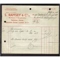 S. RAMSEY & CO LTD, SEBASTIAN ST , LONDON, EC1,...