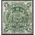 Australia 1946 SG224d £2 Green Fine Used .. ..