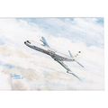 Artist Drawn De Havilland Comet 4C Military Air...