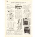 colonial fireplace company 1938 damper heat cir...