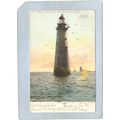 MA Boston Harbor Lighthouse Postcard Minot's Le...