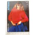 1987 Patons 3106 dolman sweater, chunky