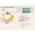 United States 1958 Lufthansa New York -Brussel-...