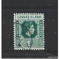 LeewardIslands.SG100 1d Blue-Green.Fine Used.No...