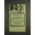 1904 Krementz one-piece Collar Button Ad - Insure