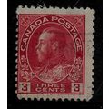 CANADA 1923 GEORGE V 3c CARMINE SG 248 FINE USED#4