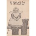 ZAYIX US Postcard Humorous Artist Signed Dennis...
