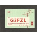 QSL Card G3FZL Geoff Stone Liphook Crescent For...