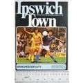 1977 programme Manchester City v. Ipswich Town,...