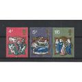 GB.1970 Christmas set of 3.Mounted Mint.Jul25b