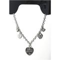 Necklace #046 metal heart charms follow your he...