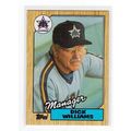 1987 Topps Dick Williams baseball card #418 -NM...
