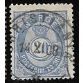 1886/1893 Michel 46 - #9 fine used (o)