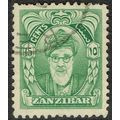 Zanzibar 1952 15c Green SG341 FU