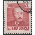 Mi 548: 10 Zl. carmine Definitive Stamp: Presid...