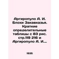 Argiropoulos A. I. Fleas of Transcaucasia. Brief identification tables with 83 f