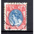 NETHERLANDS 1898 SG 188 25c BLUE AND PINK FINE ...